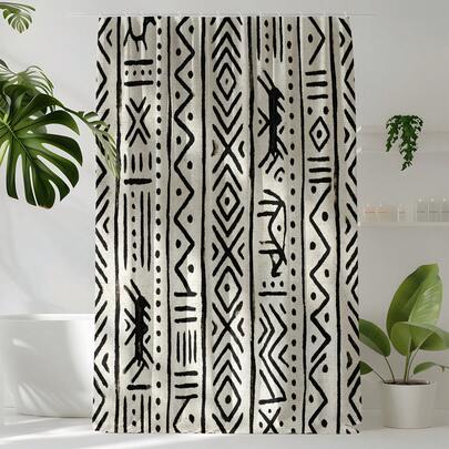 1 chiếc rèm tắm in họa tiết hoa cổ điển, chất lượng cao, trang trí nhà cửa, hiện đại, đa năng, phù hợp với phòng tắm, rèm tắm dùng được cả bốn mùa, kèm 12 móc treo.