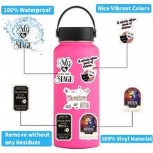 61PCS Theatre Stickers, Holiday Party Stickers, Adult Games Treats Classroom Crafts Favors Gifts Use Cups, Paper-Cut Window Decorations, Cars Laptop Water Bottle Cell Phone Skateboard Luggage - View 7