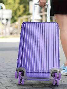 4/8 Pieces Of Silicone Luggage Wheel Protection Cover, Quiet Shock-Absorbing Wheel Cover, Sports Travel Accessories - Easy To Install And Clean (Diameter 5cm) - 灰色 - 查看 7