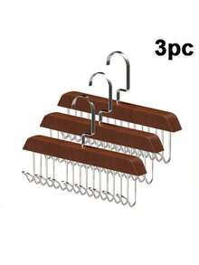 1 Giá Treo Đồ Bằng Gỗ Cổ Điển 8 Móc - 28*18 Inch, Bề Mặt Trơn, Giá Treo Đa Chức Năng Tiết Kiệm Không Gian, Phong Cách Mộc Mạo & Thiết Thực, Thích Hợp Để Treo Khăn Khăn, Đồ Lót, Đồ Dùng Trong Tủ Quần Áo, Tuyệt Vời Cho Mùa Thu/Đông & Các Ngày Lễ - Nhiều màu - Xem 15