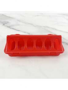 Máng ăn nhiều lỗ cho gà, máng ăn nuôi gà con, máng ăn chim hình chữ nhật dài nhiều lỗ, máng ăn chống gà xô đẩy, máng ăn gia cầm, vật tư nông nghiệp, máng ăn gà con, máng ăn chim cút, máng ăn gà bằng mây - người cho ăn - Xem 7