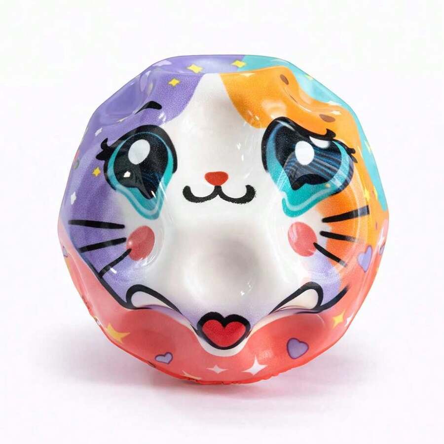 Pelota Saltarina de Alta Gravedad Diseño Pets Cute - Morado - Ver 1