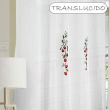 Kitchen Window Curtains - Quả anh đào - Xem 5