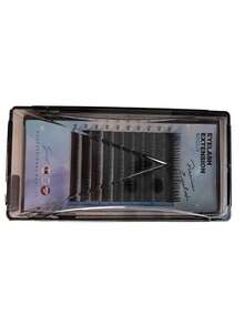 Cartoon-Style Wet Pointy Eyelash Kit (10 Rows)|8~12mm D Curl, Reusable Doll Lashes For Beginners - View 2