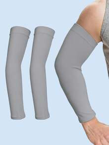 1 par de mangas de brazo unisex de seda de hielo con protección UV, transpirables y ligeras, adecuadas para ciclismo, conducción, pesca, senderismo y deportes al aire libre - Mangas de hielo - Ver 10