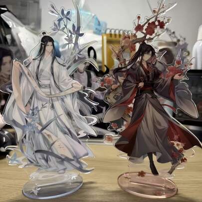 1pc Grandmaster Of Demonic Cultivation "Drunk On The Cloud Tip Asking The Flower" Series Acrylic Standee, Anime Merchandise, Decorative Collectible Gift