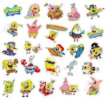 SpongeBob SquarePants 每套50张贴纸。可爱有趣的贴纸,适用于行李箱、水瓶、笔记本电脑、学习用品等,也可作为装饰贴纸使用。此外,它们还适用于智能手机、室内装饰、笔记本电脑、水瓶、保险杠、滑板、派对、派对礼品袋填充物、儿童趣味派对礼物以及各种场合的装饰贴纸。耐刮擦(部分款式随机发货)。 - 彩色 - 查看 9