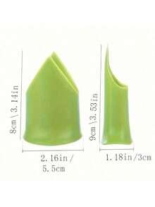 2pcs/Set Plastic Green Pepper Seed Remover, Multifunctional Kitchen Chili Seed Removal Tool - Multicolor - View 5