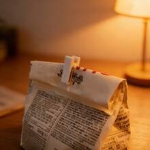 1pc White Airtight Food Bag Clip, Lightweight & Durable Kitchen Tool - 1 Item - View 1