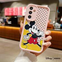 Ốp lưng điện thoại MINISO Disney Classic Mickey Mouse màu vàng bằng nhựa TPU, kiểu dáng hoạt hình cổ điển, phù hợp với Samsung S26 Ultra/S26 Edge/S26 Plus/S26/S25 Ultra/S25 Plus/S25/S25FE/S25Edge/S24Ultra/S24Plus/S24/S24FE/S23FE/S23Ultra/S23Plus/S23/S22Ultra/S22Plus/S22/S21Ultra/S21Plus/S21/A15/A16/A17/A23/A24/A25/A26/A33/A34/A35/A36/A52/A53/A54/A55/A56/A71/A72/A73, quà Giáng sinh cho bạn gái. - màu đen - Xem 4