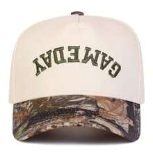 1Piece Men Letter Embroidered Two Tone Five-Panel Baseball Cap Outdoor Adjustable Sunscreen Leisure Hat Spring Autumn Travel Tourism Beach Vacation - Đỏ - Xem 9