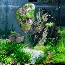 Aquarium Landscape Floating Stone Decor, Artificial Decorative Floating Stone Scenery, Fake Mountain Landscape Stone Hiding Cave - A - View 10