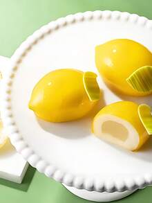 1pc Lemon Silicone Mold, 15-Cavity 3D Lemon Mold - Non-Stick Baking Tray, For Chocolate, Jelly, Fondant, Cake Mold, Ice Cream Cake Mold - View 3