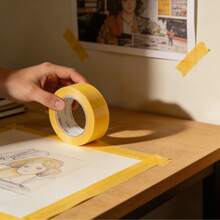 18 Rolls 2cm X 10m Orange High Adhesive Masking Tape, No Residue Heat Resistant, Extra Wide Tear Resistant, Suitable For Auto Painting/DIY Decor/Electronics Protection/Home Renovation, Precision Masking Tape - Single Piece - View 3