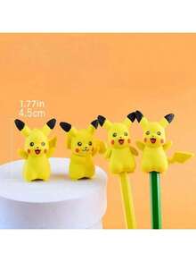 pokemon 36个宝可梦卡通人物橡皮擦，学校文具用品，可作为可爱的3D橡皮擦毛绒玩具作为礼物 - 彩色 - 查看 3