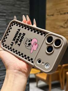 1 ốp lưng điện thoại Dopamine hình đầu lâu cầu thang sáng tạo, tương thích với iPhone 16/17 Pro Max, bảo vệ toàn thân chống sốc, thiết kế tối giản, kiểu hoạt hình dễ thương, bảo vệ hoàn hảo điện thoại của bạn, phù hợp với Honor X7/Galaxy A56 5G/ Smart 8/ Hot 40/Transsion Spark 30C/Spark Go 2024/ Note 14 5G/ Moto E22/E22i/ A54 - Màu nâu - Xem 2