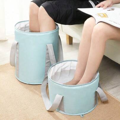 Bồn ngâm chân di động có điều khiển nhiệt độ và chức năng sục khí, lựa chọn lý tưởng cho liệu pháp thủy trị liệu tại nhà.