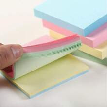 100 Sheets/Pack Colorful Self-Adhesive Memo Notes, 4 Colors Sticky Notes - Multicolor - View 5
