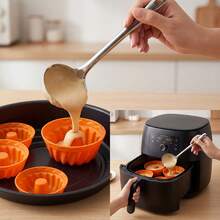 Set de 12/24 moldes de silicona mini para magdalenas, moldes con forma de calabaza antiadherentes para pasteles, flanes, gelatinas, herramientas de repostería DIY, colores aleatorios (Este producto no es de tamaño estándar, confirme el tamaño antes de comprar) - Multicolor - Ver 4