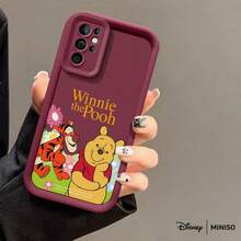 MINISO Disney Winnie Puuh Handyhülle, für Samsung S26 Ultra/S26 Edge/S26 Plus/S26/S25 Ultra/S25 Plus/S25/S25FE/S25Edge/S24Ultra/S24Plus/S24/S24FE/S23FE/S23Ultra/S23Plus/S23/S22Ultra/S22Plus/S22/S21Ultra/S21Plus/S21/A15/A16/A17/A25/A26/A35/A36/A54/A55/A56/A71/A72/A73/Geschenkidee für die Freundin - Weiss - Übersicht 3