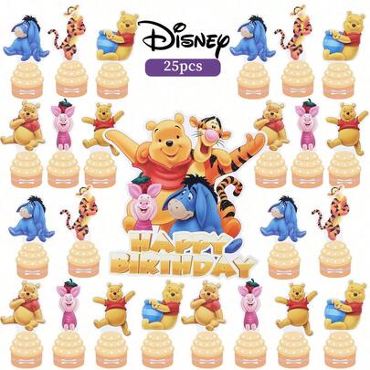 Disney 主题生日派对蛋糕装饰 家庭生日派对蛋糕DIY装饰 婚礼蛋糕DIY