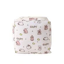 Large Capacity Sanitary Pad Storage Bag, Tampon Storage Bag, Square Sanitary Pad Storage Bag, Cartoon Pattern Storage Bag, Portable Menstrual Products Set, Women Sanitary Products Bag - Multicolor - View 15