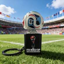FIFA FIFA 1p'c's2026World Cup Keychain With Sound And Light Effects, Trophy Souvenir, Creative Pendant And Small Gift For Football Fans,Essential Items For Football Fans, Good Gifts For Giving - 1 YEAR - View 2
