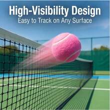 1/3pcs Pink Tennis Beginner Professional Training Amateur Practice Ball Authentic High Elasticity - Multicolor - View 7