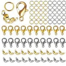 Bộ 80 chiếc móc càng cua, khoen nối, phụ kiện trang sức, dùng để tự làm vòng tay, dây chuyền, bông tai và sửa chữa trang sức. - Nhiều màu - Xem 7