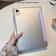 Redmi Pad 2 平板电脑保护套，磁吸式闭合，带笔槽，多折叠设计，可DIY高透明亚克力背板，防震防弯折，智能休眠/唤醒，兼容 Redmi Pad SE 11英寸（2023）平板电脑、Matepad 11.5S（2026）/Matepad 11.5（2025）、Matepad SE 11英寸平板电脑保护套，智能平板电脑保护套，适用于 Matepad/ - 多折疊 - 查看 6