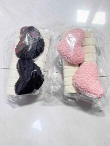 2PCS/1PCSCute Heart-Shaped Doorknob Anti-Collision And Anti-Static Cover, Minimalist Style Door Decor, Soft Material, Suitable For Valentine's Day And Wedding Decorations | Cushions Impacts, Protects Walls And Door Locks From Scratches | Home Decor - Multicolor - View 8