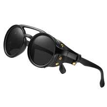 Chống gió, phong cách Steampunk, thích hợp cho leo núi. Lưới tròn. - màu đen - Xem 1