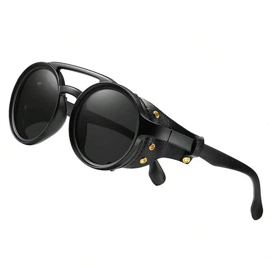 Chống gió, phong cách Steampunk, thích hợp cho leo núi. Lưới tròn. - màu đen - Xem 1