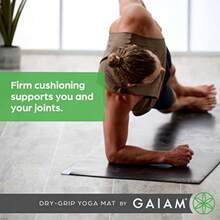 Gaiam Sol Tapete para Yoga de Agarre en seco 5 mm - Azul - Ver 3
