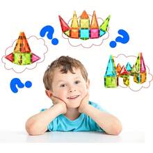 PicassoTiles - Magnetic Block Set, Diamond Series, Magnetic Building Blocks, STEM Learning, For Children Ages 3 And Up, PTM100 - 24 Pieces - View 6