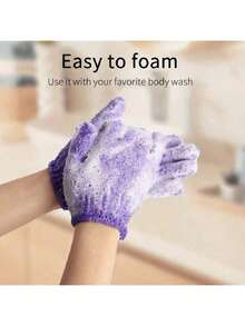 Bộ dụng cụ tắm tẩy tế bào chết 1/2/3 món, găng tay tẩy tế bào chết hai mặt, găng tay tắm tẩy tế bào chết, găng tay chà xát cơ thể, găng tay tắm tẩy tế bào chết, dụng cụ làm sạch cơ thể - Nhiều màu - Xem 3