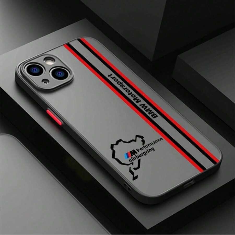 [24h Shipping From DE/FR/ES]Apple 17 22 23 24 25 26 Ultra Galaxy  Luxury Sports Car Phone Case For Apple 15 14 Pro 12 13 Mini 15Pro Max 14 - Silver - View 1