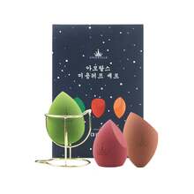 2026 Ermutao Beauty Sponge Does Not Absorb Makeup, Makeup Sponge, Genuine Product, Suitable For Both Dry And Wet Use, Adheres Well And Absorbs Water - 星空美妝蛋3只裝(送架託一個) - 查看 3