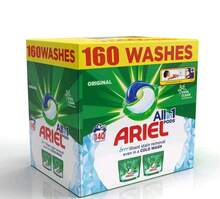 OneBag Ariel All In One Pods 160 Washes, 2 Bags In A Box, Ariel Original Washing Pots - Solid State - View 1
