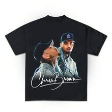 Chris Brown Tour Shirt, 2025 Chris Brown Tour Breezy Bowl  T-Shirt, Chris Brown Shirt, - 黑色 - 查看 1
