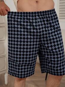 Bộ 3 quần short nam mùa hè in họa tiết kẻ caro, quần mặc nhà thoải mái và dễ chịu. - Nhiều màu - Xem 2