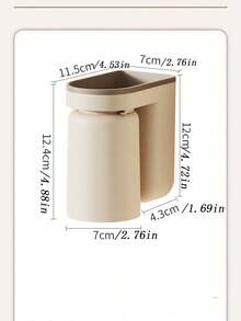 Bộ giá đựng bàn chải đánh răng treo tường chất lượng cao, giá đựng bàn chải đánh răng không cần khoan, dụng cụ sắp xếp bàn trang điểm phòng tắm. - Nhiều màu - Xem 6