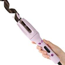 1pc Electric Automatic Hair Curler With 28mm Barrel, Rotating Curling Iron, 4 Temperature Modes, Anti-Scald Design, Loose Waves & Beachy Curls, Suitable For Hair Styling - US A Type Plug(110-127V) - View 2
