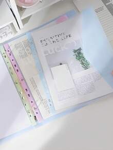 5 tập hồ sơ khổ A4 dung lượng lớn, có 11 lỗ ghim giấy, được làm từ chất liệu PP hiện đại, có nút bấm mở rộng và ngăn đựng nhãn, phù hợp cho trường học, nhà, văn phòng, điểm danh, du lịch - Thiết kế nhỏ gọn, đồ dùng học tập cho năm học mới. - Bộ - Xem 4