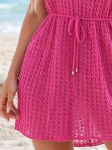 Women Cover Ups - Màu Hồng Tươi - Xem 5