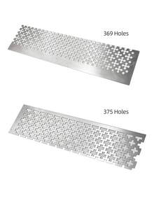 [1/2pcs]Stainless Steel Diamond Painting Ruler, Compatible With Square And Round Drills, Provides Fast Positioning And Alignment, Saves Time And Effort. Suitable For Diamond Painting Hobbyists, Practical Tool For DIY Art Creation - Steel Ruler - View 8