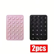 Bộ 6 cái (2 cái, 1 cái), tay cầm điện thoại dính silicon, giá đỡ điện thoại gắn đế hút, tay cầm điện thoại dính tiện dụng, thích hợp cho chụp ảnh tự sướng và quay video, giá đỡ ngón tay giữ điện thoại. - Nhiều màu - Xem 15