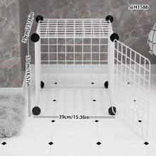 猫咪美容笼、猫咪吹风机笼、防抓洗猫笼、户外固定猫笼、猫咪用品 - 彩色 - 查看 6