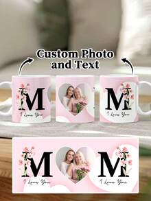1pc 11oz/15oz Custom Mother's Day Mug, Personalized With Photos And Text, A Unique Gift For Mom - Style 2 - View 15