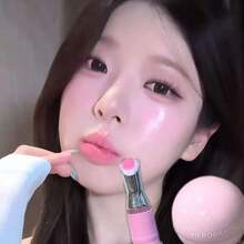 Bộ phấn má hồng dạng kem và son bóng màu hồng nhạt, bộ trang điểm lâu trôi dưỡng ẩm, màu hồng dịu nhẹ dùng hàng ngày. - Nhiều màu - Xem 4